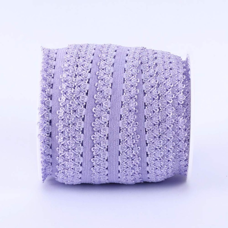 One Roll 16 Yards 3/4'' Picot Edge Stretch Lace, Frilly