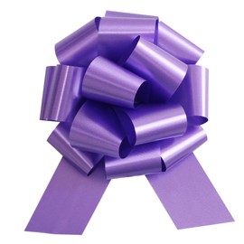 6 Pieces Pull Bow Gift Wrapping,Purple Gift Bow,Pull Bows for Christmas Wedding Baskets Valentine's Day Bows