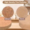 6Pcs Cork Trivet Set - 19CM Round Thick Corks Placemats