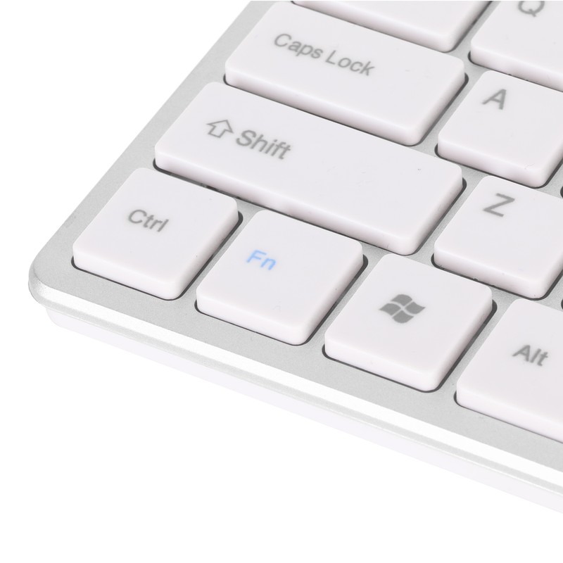 Smart Wireless Keyboard Mouse Kit Silent LED Indicator Waterproof Power