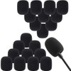GeRRiT Mini Size Lapel Headset Mic Foam Covers Microphone Windscreen,