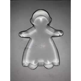 Unbranded New 5” Gingerbread Girl Cookie Cutter Tin Steel Christmas Holiday Winter Baking