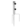 Steel Garden Parasol Spike Inground Umbrella Holder with 4 Prong
