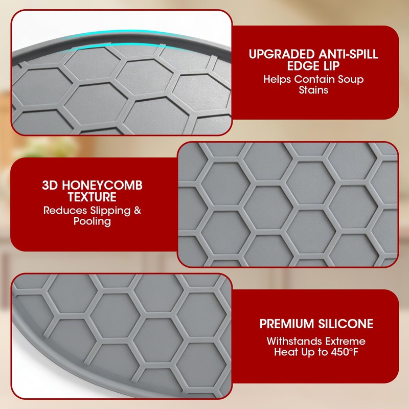 Silicone Heat Resistant Mat for Ninja Foodi Possible Cooker Pro