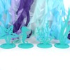 8Pcs/Pack Green Mermaid Party Decoration DIY Felt Table Centerpiece Under