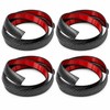 Wheel Arch Fender Protectors for Car Exterior – 4-Piece Carbon