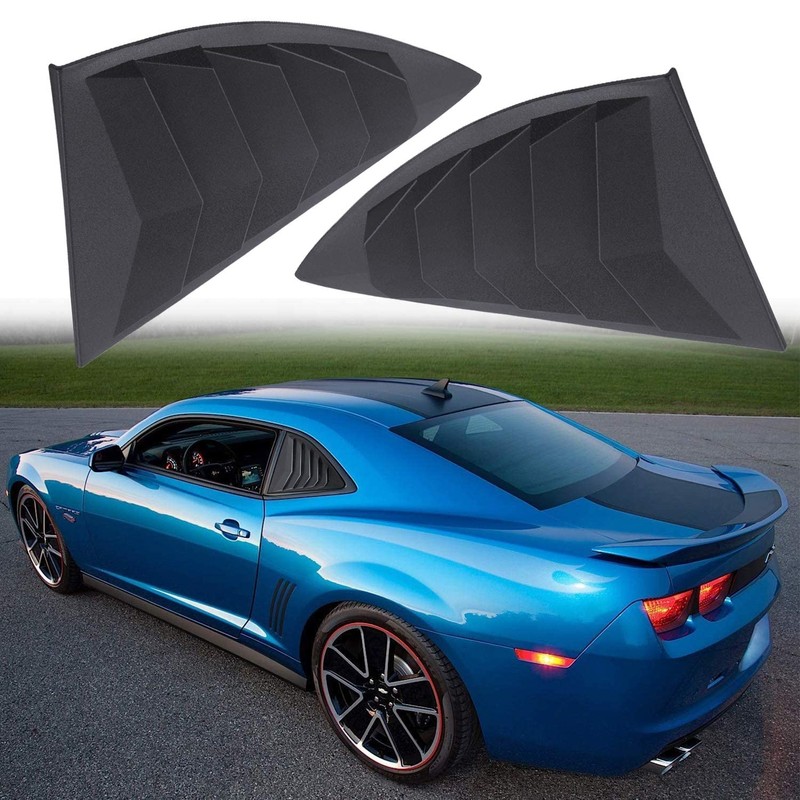 Rear Side Window Louvers for 2010-2015 Chevy Camaro LS LT
