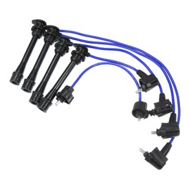 ACROPIX Car Spark Plug Coil Wires Ignition Coil Harness Cable 5mm Fit for Toyota 4Runner Pickup 6 Cyl 3.0L 1993-1995 No.9091921528/9091921579 - Pack of 5