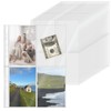 XiowDow 20 Sheets A4 Binder Sleeves Plastic PP Photocard Sleeves