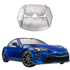 Car Front Windshield Sunshade & Sun Shade Full Window Shades for Subaru BRZ Toyot@ 86 2012-2023, UV Rays Sun Visor Protector,Auto Heat Shield Reflector Cover (Full-Window Glass -for BRZ 86 2012-2021)