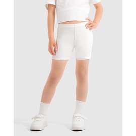 HASMES Girls Kids Black Shorts Cotton Cycling Shorts for Girls 6 Pack 5-14 Years