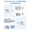 Narwey 6 Set Compression Packing Cubes for Backpack and Suitcases,