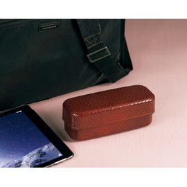 Tatsumiya 302752 Two-tier Lunch Box, Ajiro Slim Lunch (18.1 fl oz (510 ml), Tamari "Ajiro Bento"