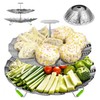 VOGARB Steamer Basket Stainless Steel Vegetable Steamer Basket 2 Layer