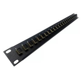 RiteAV 24 Port SC Fiber Patch Panel Multimode (Beige Couplers) (Loaded 1u) 19"
