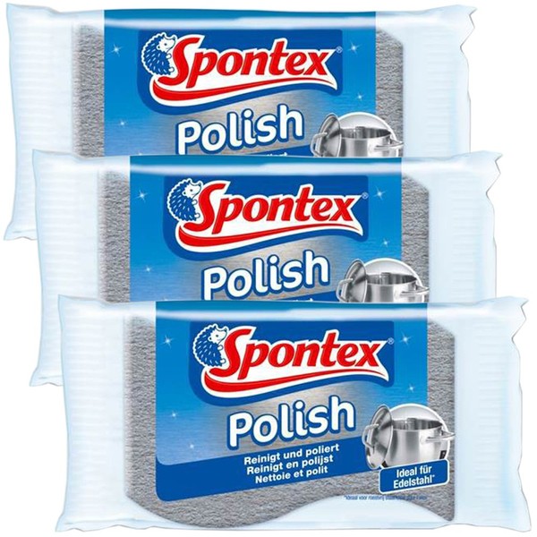 Spontex Edelstahl-Putzer - Edelstahlreiniger - reinigt und poliert - ideal