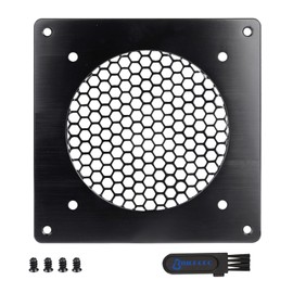 BRIEFCEC Ventilation Grille 120MM Ventilation Mesh for PC Computer AV Electronic Cabinet, Also Includes Accessories for Installing 120mm Fan (1 Set)