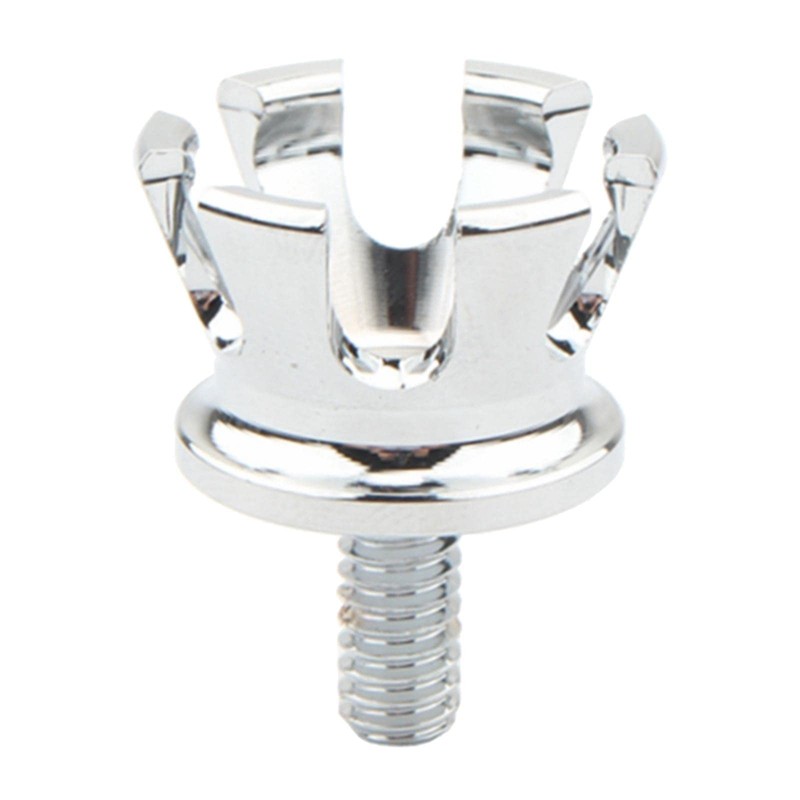 zalati 1/4" Silver Crown Seat Screws Knurled Nuts Replacement Fits