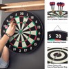 Paper Wound Dart Board – Indoor Hanging 20-Point Darts and