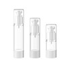 MERRYHAPY Travel-Friendly 5pcs Airless Pump Bottles Refillable Liquid Subpackaging Bottles