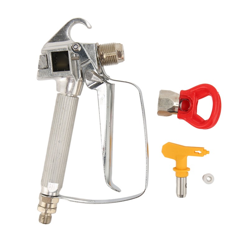 Airless Paint Spray Gun Aluminum Alloy High Efficiency Latex Paint