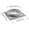 White Exhaust Hood Vent 6'' Inch / 150 mm with