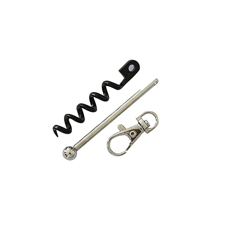 Makupon Multi-Tool Corkscrew Keychain Portable Red Wine Bottle Opener Set