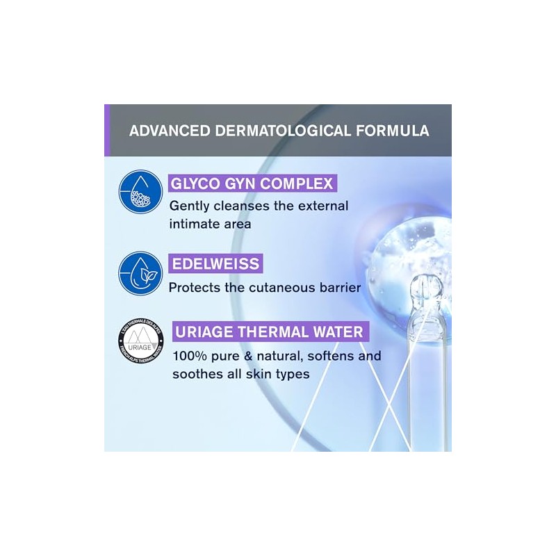 URIAGE Gyn Phy refrescante gel íntimo 17 onzas líquidas
