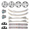 YEHERIT 14 PCS Engine Timing Chain Kit w/Gear & Tensioner,