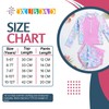 OXUBOAO Girls Swimsuits Kids Long Sleeve Rash Guard Set Bathing