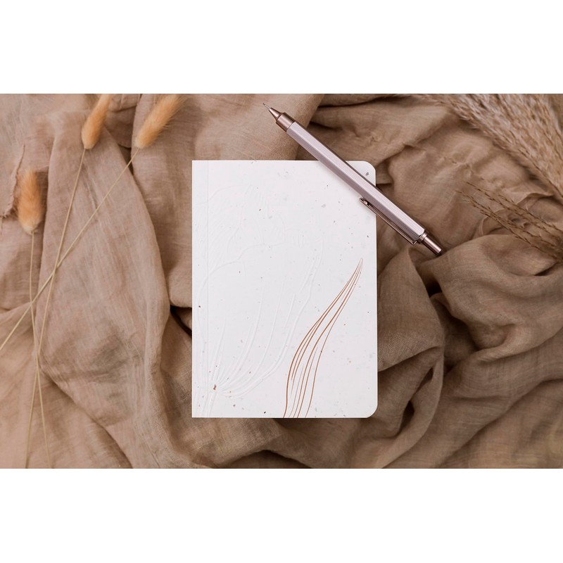 Clairefontaine 813067C Tulip Paper Notebook with Flexible Cover DIN A6