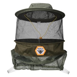 Bee Proof BP105 Beekeeping Veil Hat for Beekeepers (Green, 2-Pack)