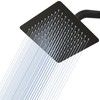 KINLIV 8 Inch Rain Shower Head Matte Black - All