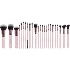 Beauty Creations Set De Brochas Pretty And Perfect 24 Piezas Con Estuche Color Rosa