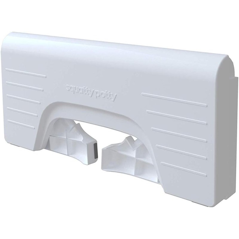 Squatty Potty Fold N Stow Compact Foldable Toilet Stool, White,