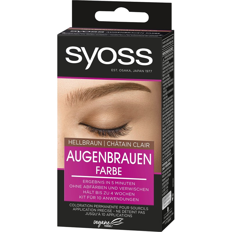 Syoss Eyebrow Kit Eyebrow Colour 5-1 Light Brown Level 3