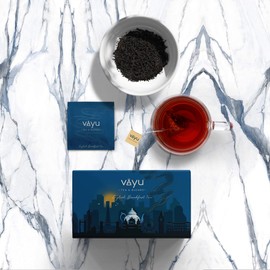 Vayu Tea English Breakfast Tea (100% Assam) - 20 Individually Wrapped tea bags