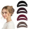 4Pcs Silicone Claw Clips for Women, Soft Flexible Cloud Claw