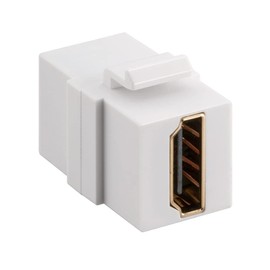 LogiLink 1 x HDMI - Cable Interface / Gender Adapter (HDMI, HDMI, female / female, white, gold)