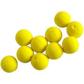 PRO FILSTAR Zig Rig Pop Up Foam Ball Yellow Pack of 10 Diameter 15 mm Fishing Hook Pop Up Bait Pop Up Fishing Carp Fishing Assembly Fishing Bait Fishing Bait Feed Accessories Carp Hook Carp Set