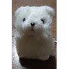 Takenoko 48544 Mini Kids Keychain, Bear, White, Plush Toy