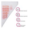 Aleissi 100 Mangas Desechables para Reposteria y Pasteleria 24cm O