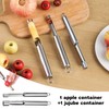 2 pieces apple corer apple cutter stainless steel apple core