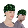 GUOER Working Cap for Womens and Men's Tie Back Scrub