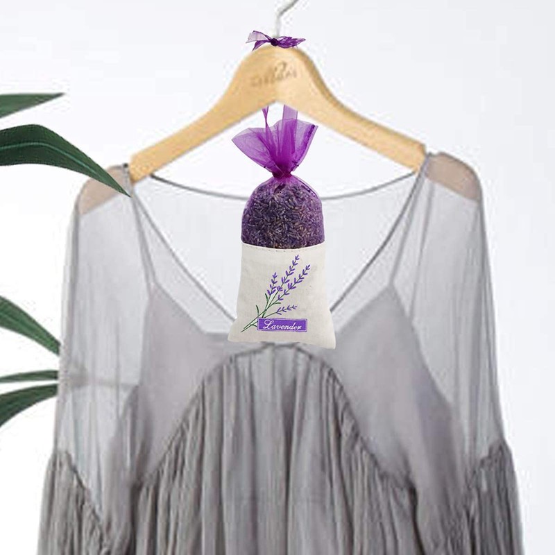 20 PCS Lavender Sachets Purple Sachet Empty Bags Small Item