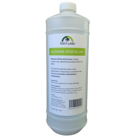 Glicerina Vegetal Pura 99.7 USP 1 Litro Grado Alimenticio Cosmética Belleza  Hidratación Profunda