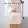 Hanging Toiletry Bag for Travel – Foldable Polyester Organizer with