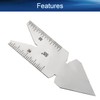 Bettomshin Center Gage 55 Degree Thread Cutting Angle Gage Stainless