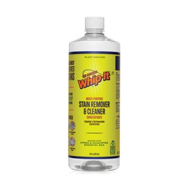 Whip It Cleaner, Multi Purpose Stain Remover CONCENTRATE, Makes 32 Bottles, Plant Based Enzyme Cleaner, Cleaning Food, Grease, Coffee, Wine, Baby Stains, pet stains, Over 500 uses, Made in USA, 32 OZ