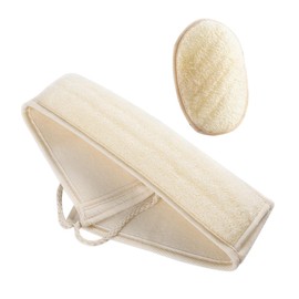 FOMIYES Natural Deep Cleaning Loofah Pcs Exfoliating Body Scrubbers Long Back Scrubber Reusable Sponge for Shower